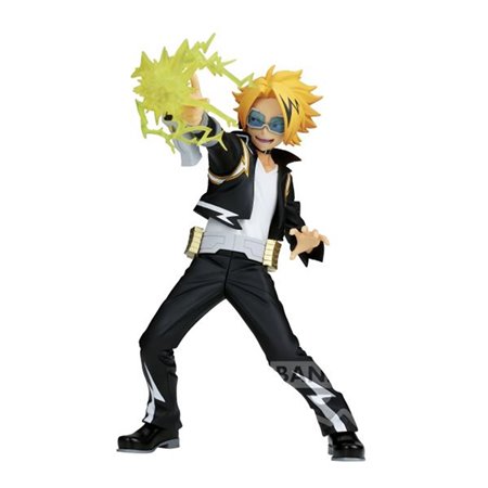 Banpresto figura meu herói academia os incríveis heróis mais denki kaminari vol.7 15cm