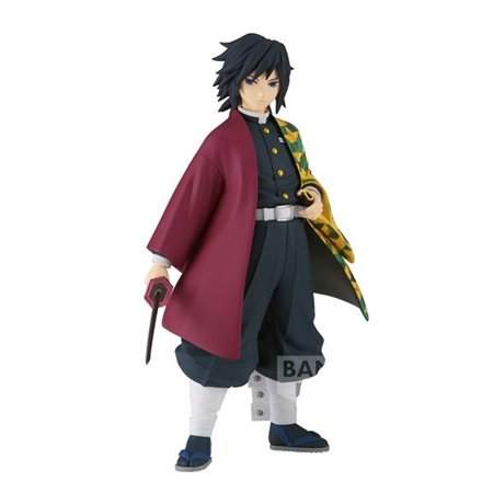 Banpresto figura demon slayer kimetsu no yaiba giyu tomioka vol.46 17cm