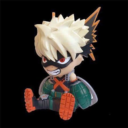 Plastoy cofrinho figura meu herói academia katsuki bakugo tirelire re - run 18cm