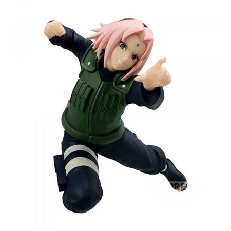 Banpresto naruto shippuden vibração estrelas sakura haruno figura 14cm