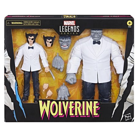 Hasbro marvel legends series wolverine path e conjunto de figuras do hulk