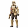 Figura Hasbro, a série negra Star Wars Shoretrooper