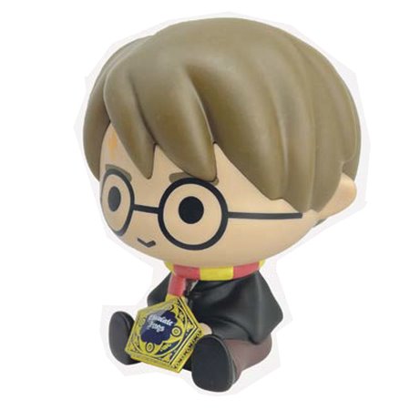 Figura de cofrinho Plastoy Harry Potter com caixa de sapo de chocolate