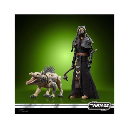 Figura da coleção vintage de Star Wars da Hasbro - tusken e massiff