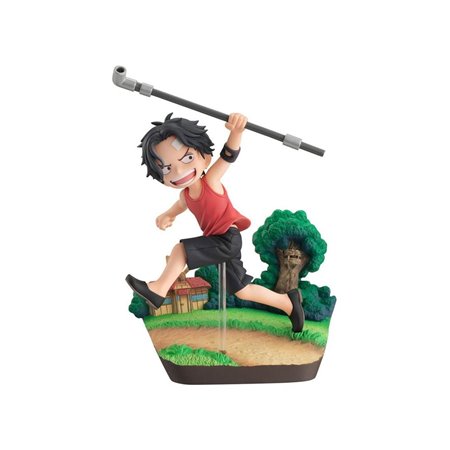 Figura megahouse gem series one piece portgas d. corrida ás! correr! correr!