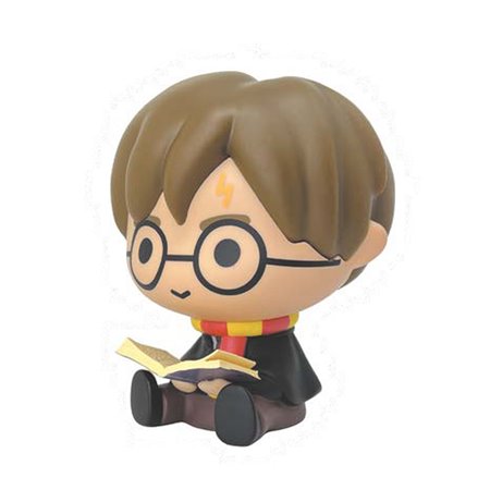 Plastoy Harry Potter figura cofrinho Harry Potter com livro de feitiços