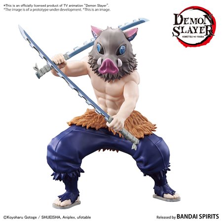 Kit de modelo Bandai Hobby Demon Slayer Inosuke Hashibira Figura