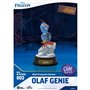 Figura Beast Kingdom Minidstage Disney Olaf apresenta Genie Olaf