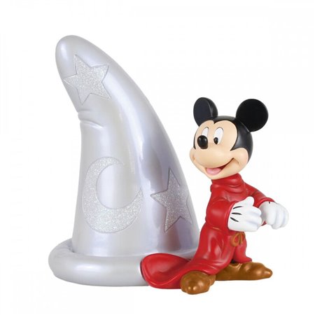 enesco disney 100º aniversário figura do mickey com chapéu