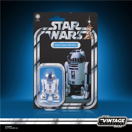 Figura hasbro star wars a coleção vintage artoo - detoo (r2 - d2)