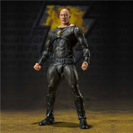 Figura tamashii nações preto adam fig 16,5 cm dc sh figuarts