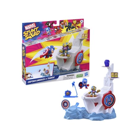 Conjunto de jogo Hasbro Marvel Stunt Squad Tower Smash