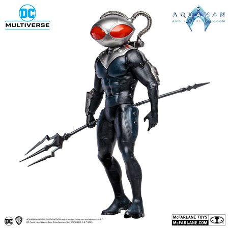 Figura de 12 polegadas do filme McFarlane Toys DC Aquaman 2 - Black Manta