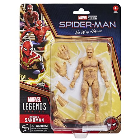 Figura hasbro marvel legends series spider - man no way home sandman