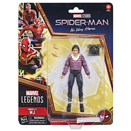 Figura de aranha da série Marvel Legends da Hasbro - homem sem volta para casa mj