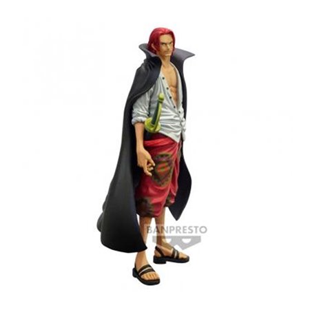 Banpresto one piece rei do artista shanks mangá dimensões figura