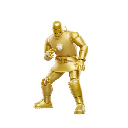 Figura do homem de ferro da série Marvel Legends da Hasbro (modelo 01 - ouro)