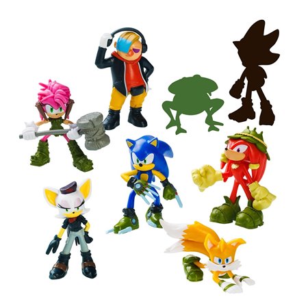 Variedade de figuras pack de 8 sonic