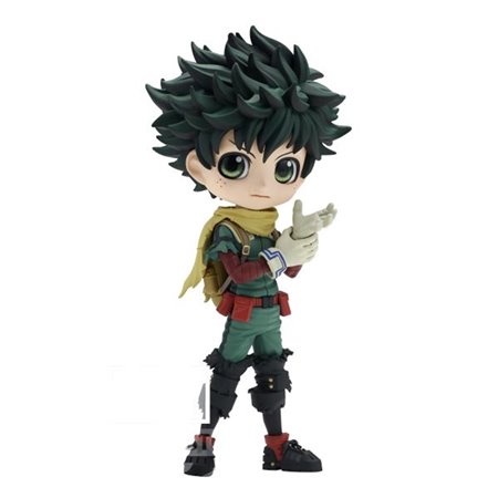 Banpresto figura q posket meu herói academia izuku midoriya ii 14cm