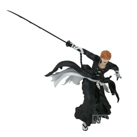 Banpresto lixívia vibração estrelas ichigo kurosaki figura 12cm