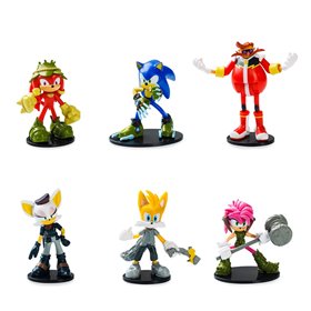 Variedade de figuras pack de 6 Sonic