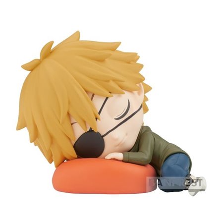 Banpresto figura q posket homem serra elétrica dormindo denji 7cm