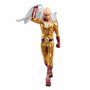 Banpresto one punch man figura dxf premium saitama cor metálica 20cm