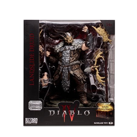 Figura mcfarlane brinquedos diablo iv druida 15cm