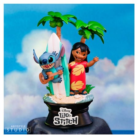 abystyle figura disney lilo & stitch lilo & stitch com prancha de surf