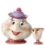 Enesco Disney Figura A Bela e a Fera Sra. Potts & Chip