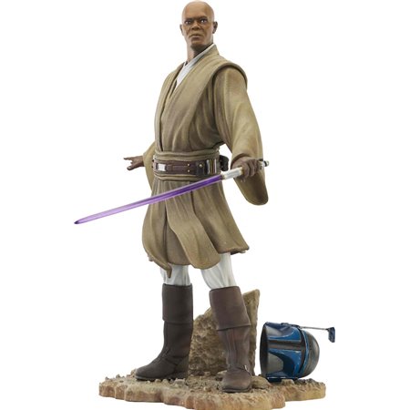 Figura diamante selecione brinquedos star wars ataque dos clones coleção premier mace vindu escala 1 - 7