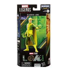 Figura clássica de loki da série Hasbro Marvel Legends