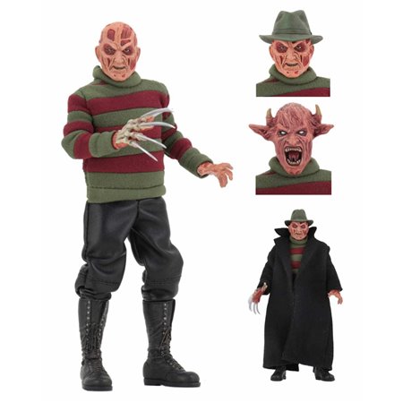 Figura do cinema Neca pesadelo em Elm Street Freddy Krueger vestido