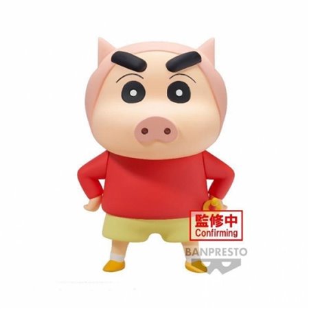 Banpresto crayon shinchan cosplay figura shinchan porco 11cm