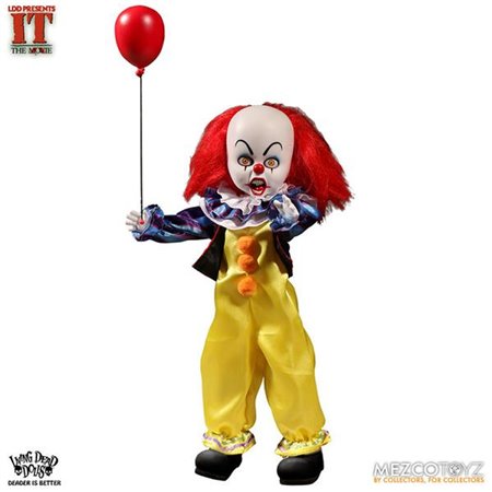 figura mezco toyz terror bonecos mortos-vivos it pennywise