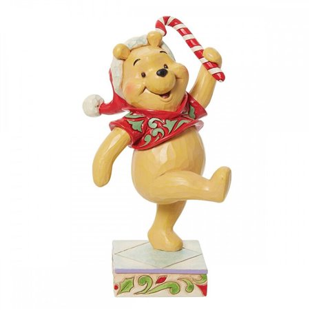 enesco figura disney ursinho pooh de férias