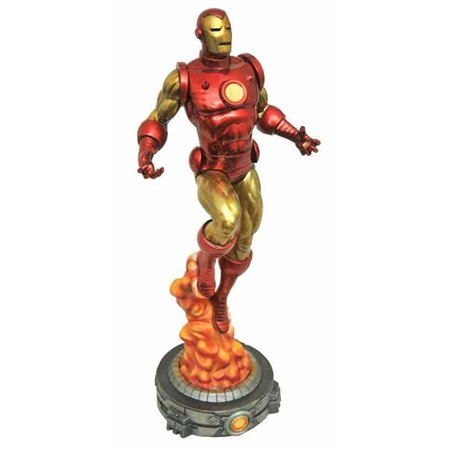 Figura coleção de diamantes marvel vingadores homem de ferro clássico 28 cm galeria diorama em pvc