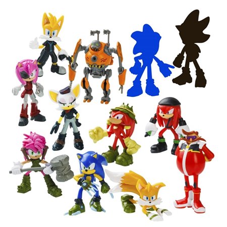 Variedade de figuras pack de 12 sonic