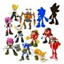 Variedade de figuras pack de 12 sonic