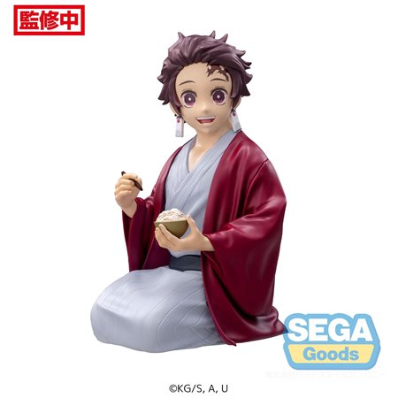 Figura da Sega empoleirada kimetsu no yaiba espadachim pm tanjiro kamado