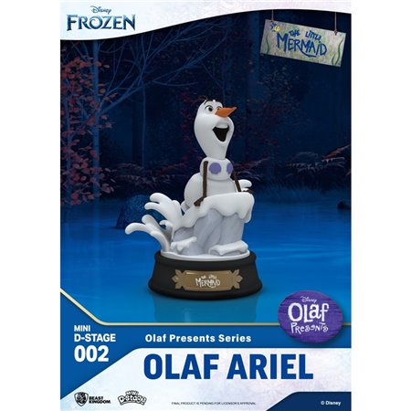 Figura Beast Kingdom Minidstage Disney Olaf apresenta Olaf