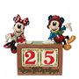 Figura do calendário de Natal Enesco Disney Mickey e Minnie