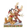 enesco disney mickey e pluto figura