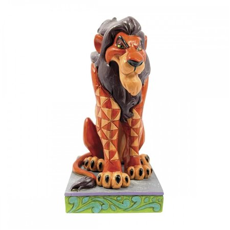 enesco figura disney o rei leão cicatriz pose