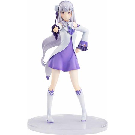 Figura empresa de bom sorriso re: zero começando a vida em outro mundo coleção kadokawa emilia