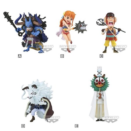 Figura banpresto one piece figura colecionável mundial wanokuni onigashima 8