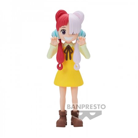 Banpresto figura one piece filme vermelho dxf a série grandline uta crianças 12cm