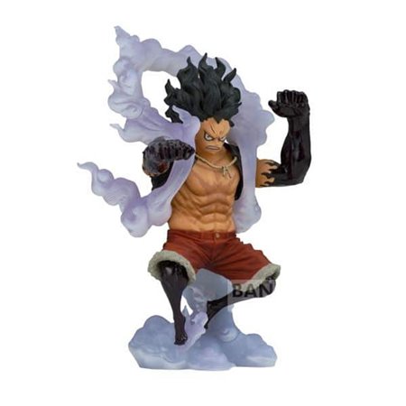 Banpresto figura one piece rei do artista macaco d luffy versão especial. (ver.b) 13cm