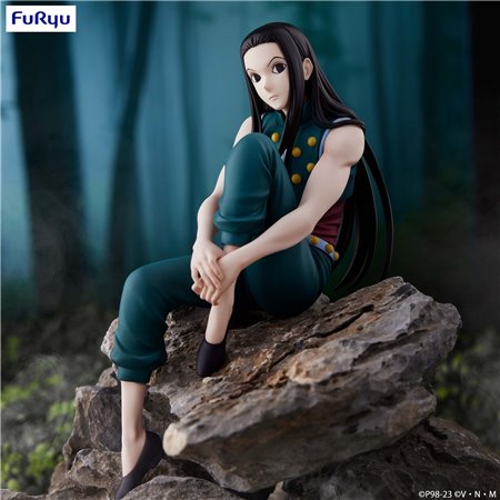 bom sorriso companhia macarrão stooper hunter x hunter illumi figura