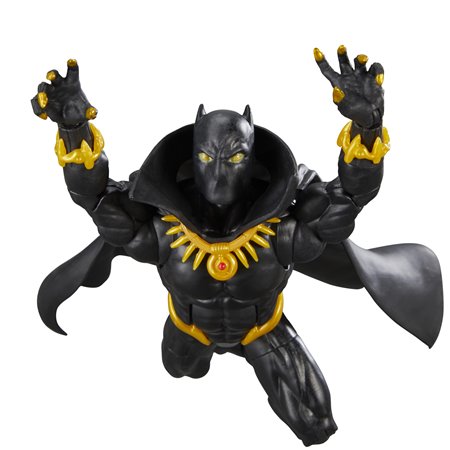 Figura hasbro marvel legends series construir uma figura maravilhas a pantera negra vazia